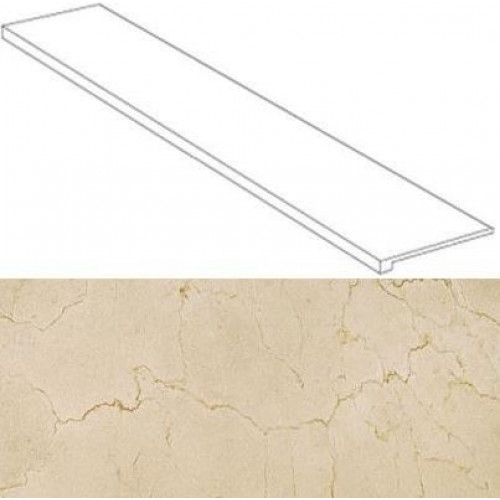 Ступени 620070000768 Supernova Stone Cream Scalino laterale sx 33x120